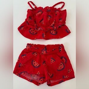 Cat & Jack Red and Blue watermelon set